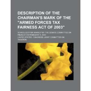  of the chairmans mark of the Armed Forces Tax Fairness Act 