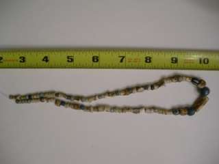   American Indian Mixed Strand of Shell & Trade Bead W/ Display  