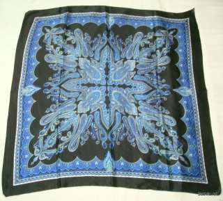 39x39 inches Indian Art Silk (Satin) Printed Stole, Scrave, Scarf
