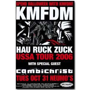  Kmfdm Poster   USSA Concert Flyer   Halloween