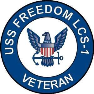  US Navy USS Freedom LCS 1 Ship Veteran Decal Sticker 3.8 