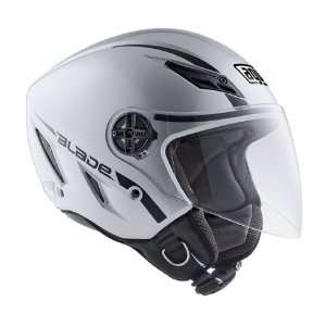   Black/Silver Motorcycle Helmet Large AGV SPA   ITALY 042154A0004009