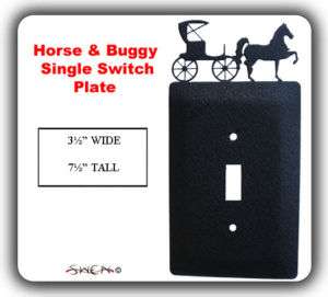 AMISH HORSE AND BUGGY Light Switch Plate Cover ~NEW~  