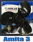 Honda Outboard Propeller 25hp thru 30hp Solas Amita 3 Blade Aluminum