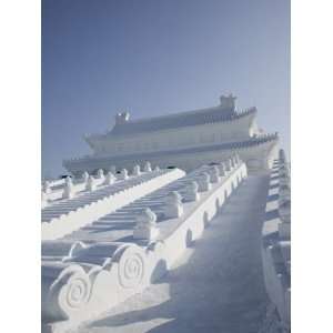  City Made of Snow and Ice Slide, Ice and Snow Festival, Harbin 