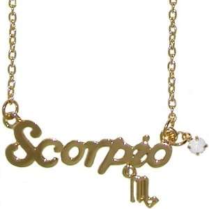   Zodiac Nameplate Necklace, Astrogirl In Gold Cora Hysinger Jewelry