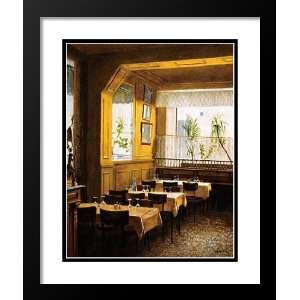   Double Matted Art 20x23 Interieur Restaurant Polidor