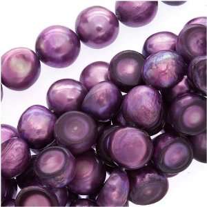  Large Purple Nugget Blister Pearls 8 11mm / 15.5 In 