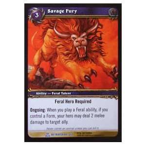  Savage Fury   Servants of the Betrayer   Rare [Toy] Toys 