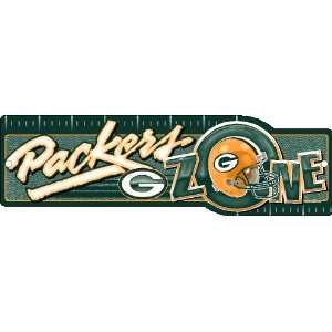 Green Bay Packers Street Zone Sign 