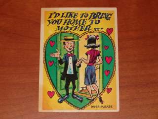 Topps 1959 Funny Valentine #25 Card Jack Davis Art  