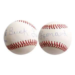  Buck Leonard Autographed Baseball