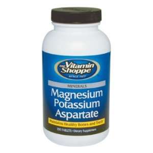 Vitamin Shoppe   Magnesium Potassium Aspartate, 300 tablets