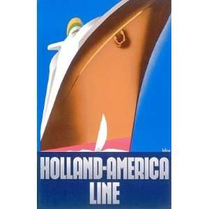  Holland America Line by Willem Ten Broek   36 x 22 1/2 