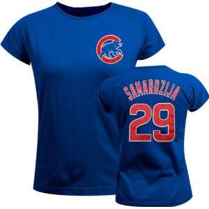 com Jeff Samardzija Majestic Name and Number Cap Sleeve Chicago Cubs 