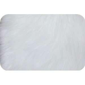  Faux Fake Fur Shag Arctic Fox White Fabric By the Yard 