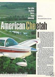 Grumman American Cheetah Aircraft report 1/15/12  