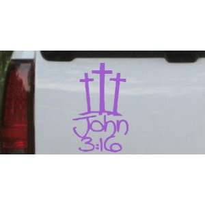   Crosses With John 316 Christian Car Window Wall Laptop Decal Sticker