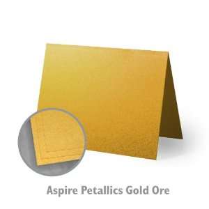   Petallics Gold Ore Folded Plain Card   400/Carton
