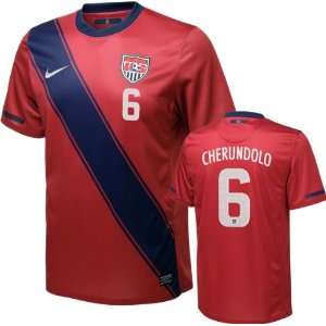 com Steve Cherundolo #6 Red Nike Soccer Jersey United States Soccer 
