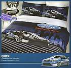 FORD ATTITUDE BLACK   QUEEN BED QUILT COVER SET   BRAND