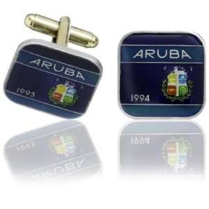  Aruban Coin Cuff Links CLC CL621 Jewelry