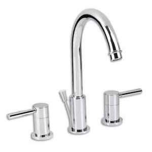  Chrome Padova Modern High Rise Widespread Faucet 8 