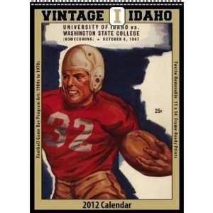  Vintage Idaho Vandals Football 2012 Wall Calendar Office 