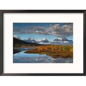 Wyoming, Grand Teton National Park, Snake River Framed Photographic 