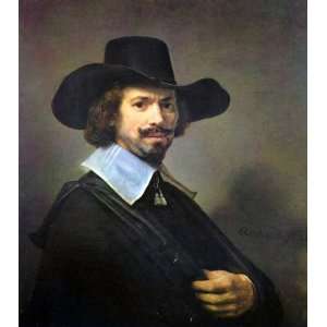 Portrait of the painter Hendrick Martensz Sorgh by Rembrandt canvas 