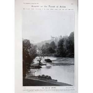  1907 Oscar Asche Arundel Forest Arden River Castle Tree 