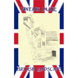  Pack of 12, 7cm x 4.5cm Gift Tags British Landscape An 