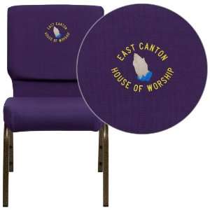  Embroidered HERCULES Series 18.5 Wide Royal Purple 