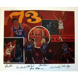 1973 New York Knicks Lithograph 