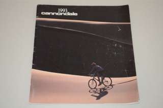 Cannondale 1993 catalog track pista 3.0 geometry chart  