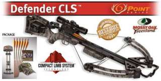   DEFENDER CLS SIX POINT COMBO PACKAGE CAMO CROSSBOW W/ ACCESORIES