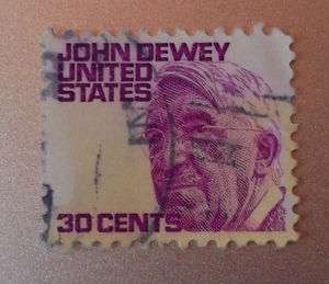 JOHN DEWEY US 30 CENT 30C VINTAGE STAMP  