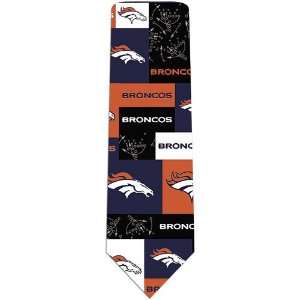    Broncos Ralph Marlin NFL Block & Play Tie