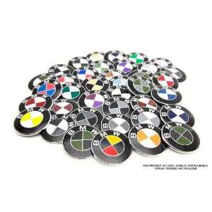  Bimmian ROUAA2X27 Colored Roundel Emblems  7 Piece Kit For Any BMW 
