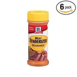 McCormick Meat Tenderizer Seasoned, 3.12 Ounce Units (Pack of 6 
