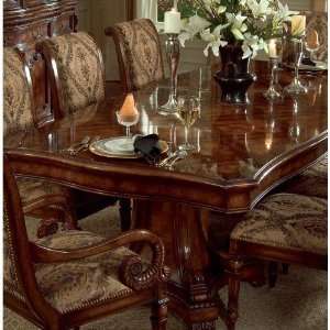  Grandeur Double Pedestal Rectangle Dining Table