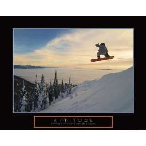  Attitude   Snow Boarder by unknown. Size 17.25 X 20.75 Art 