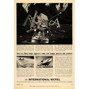   Ad International Nickel Moon Crawler Surveyor NASA   Original Print Ad