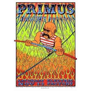  Primus 1999 Silkscreen Concert Poster 
