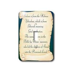 Beverly Turner Name Design   Joshua The Meaning   Light Switch Covers 
