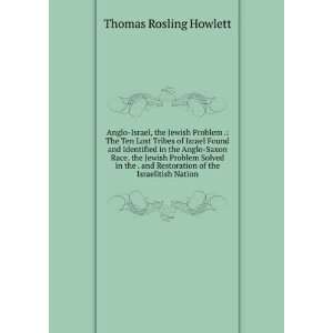   Restoration of the Israelitish Nation Thomas Rosling Howlett Books