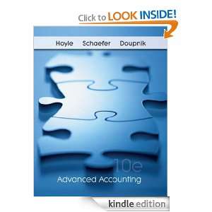 Advanced Accounting Joe Ben Hoyle  Kindle Store