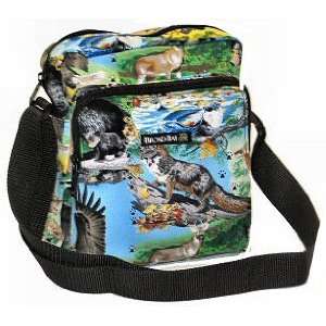  American Wildlife Outdoors Otter Eagle Trout etc Sidepack 