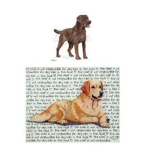  Labrador (Chocolate) Glass Cutting Board