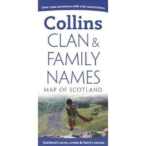  Scotland 1960,000 Map of Clan and Family Names COLLINS 